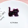 2025 Lindo Gatito Peludo Lazo Lindo Accesorios Zapatos Croc DIY Desmontable Más Fácil para Combinar Hebilla de Zapato