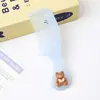 Pente de Cabelo Cor de Gelatina, Pente Pequeno Portátil para Crianças e Meninas, Pente Antiestático Fofo de Desenho Animado para Franja