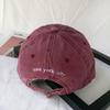 Gorra de béisbol con personalidad, forro suave y bordado de primavera y verano, gorra de mezclilla lavada simple para hombres y mujeres, gorra de moda para hombres y mujeres