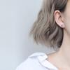 Pendientes de asta para mujer, estilo japonés y coreano, sencillos y pequeños, de piedra lunar, chapados en plata, accesorios para las orejas de estudiantes.