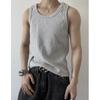 Camiseta deportiva sin mangas de color liso para hombre, para correr, fitness, verano, nueva, moderna, combinable, holgada e informal