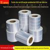 Etiqueta de PET de prata/prata muda asiática, resistente a arranhões, anti-rasgo, papel de etiqueta de código de barras, resistente a altas temperaturas, papel de impressão de etiquetas