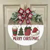 Placa de Porta de Madeira Feliz Natal, Decoração Suspensa de Madeira Bem-Vindo ao Inverno para Varanda Dianteira Decoração de Natal, Decoração de Parede Interna e Externa