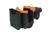 Porta-copos elétrico para veículo 2 em 1, porta-copos de telefone para bicicleta, suporte de liberação rápida de uso duplo, rack de armazenamento para pilotagem de motocicleta