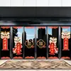 Linternas del Día Nacional y del Festival de Medio Otoño, fuegos artificiales, pegatinas de vidrio para la entrada de centros comerciales, decoraciones para escaparates, pegatinas de pared y artículos de decoración