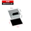 Caja de roscado de escritorio de aleación de aluminio cubierta de orificio de roscado de encimera de mueble de TV para escritorio caja de alambre de cepillo cubierta decorativa orificio de roscado