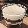 Grelha para Churrasco para Fazer Chá, Fogão Tradicional para Fondue Indoor, Fogão Popular a Carvão para Exterior, Fogão de Barro a Carvão