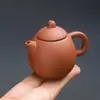 Venta directa del fabricante: Mini Tetera de Arcilla Púrpura, Adecuada para Cultivo y Juego, Tetera de Punta de Dedo, Mascota de Té, Juguete de Té, Accesorios para Tetera de Kung Fu, Pieza Decorativa