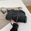 Bolso de Hombro Cruzado de Gama Alta Lavado PU para Mujer, Bolso de Hombro Portátil de Gran Capacidad, Nuevo, Práctico y Versátil, para el Trabajo