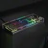 Capa de Poeira para Teclado, Capa Protetora Mecânica para Mouse, Acrílico 87 Teclas 104 Teclas Alargada Teclado Completo Alta Transparência