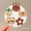 Fita Mágica Infantil Desenho Laço Renda Franja Patch para Meninas Pequenas, Fixador de Cabelo Amigo do Cabelo para Meninas