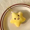 Pingente de Boneca Estrela de Pelúcia Chaveiro de Boneca que Faz Barulho Acessórios Enfeites para Pendurar em Mochilas de Estudante Pequenos Presentes Empurrar
