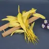 Plumas de Cola de Pollo de Colores Desprendibles Plumas de Pollo Adornos Hechos a Mano para Manualidades Plumas Duras Flotantes Desprendibles Decoración para Sombreros Vestidos Accesorios de Manualidades
