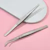 Pinza de Dentista de Punto de Fábrica Pinzas de Codo Pinza Médica Pinzas para Sacar Cera del Oído Pinza Herramienta de Dentista Pinza Recta Pinza Curva