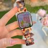 Adecuado para appIeiwatch123456789 Pulsera de Resina Cadena de Cuentas Correa de Apple Moda Universal