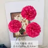 Flores Artificiales para Boda, Crisantemos de Ping Pong, Crisantemos de Bola, Flores Falsas con 3 Cabezas Grandes, Hortensias para Decoración de Salón de Bodas, Atracciones Populares de Internet