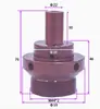Mandril Interno para Torno CNC, Dispositivo de Expansão Interna para Máquinas 36, 46, 0640, Cabeça de Eixo de Suporte Interno Tipo Puxar por Trás Estendida e Ampliada