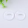 Insignia de Hojalata de 30 mm Consumibles Ranura Fondo Clip de Papel DIY Barra Material en Blanco Insignia Estrella de Cinco Puntas