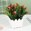 Suministro directo de fábrica simulación planta en maceta 20 Lirio de Cala cerca flor artificial bonsái bonsái decoración mini planta verde pequeños adornos