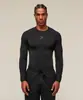Mallas Deportivas Fitness para Gimnasio Manga Larga Casual para Hombre Transpirable de Secado Rápido Manga Corta Cuello Redondo Estilo Otoño Camiseta para Exteriores