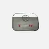 A modificação de capa de tanque de combustível 18 Tange com lantejoulas é adequada para Volkswagen T-ROC capa externa folha decorativa adesivo de tanque de combustível fibra de carbono galvanizada