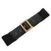 Cinturón de abrigo de lana de moda para mujer, decorativo, combinable con todo, para gabardina, traje, cinturón de cuero genuino, funda decorativa para cintura, color negro.