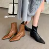 Tao Source~Lujo ligero de nicho 2026 otoño e invierno nuevo estilo botas elásticas con tacón oculto, botas adelgazantes, botines, talla grande 34-42