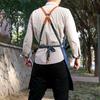 Delantal de trabajo femenino, estilista, hogar, cocina, jardinería, repostería, peluquería, manicura, ropa de trabajo vaquera, logotipo impreso para hombre.