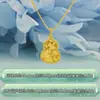 S952 Plata de Ley Artesanía CNC Colgante Collar Calabaza Hielo Triturado para Mujer Nicho Lujo Accesible Gama Alta Accesorios de Colgante DIY