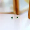 Mini pendientes invisibles para mujer, pequeños de pedrería, coloridos, piercing de oreja, simples, pequeños, frescos
