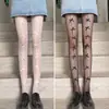 Medias de Rejilla con Lazo para Mujer, Estilo Delgado, Pantimedias Reversibles, Huecas de Malla, Medias de Rejilla Retro de Deseo Puro, Medias Negras Sexy