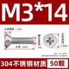 Tornillos de Acero Inoxidable 304 de Cabeza Plana Phillips Avellanada Tornillos Pequeños para Máquina Pernos M2 M2.5 M4 M5 M6 M8 M10