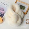 Bufanda nueva de otoño e invierno para mujer, bufanda de imitación de piel de conejo Rex, bufanda gruesa y cálida de tres tubos, bufanda de estilo coreano, fabricantes de bufandas