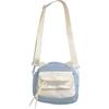 Bolso Cruzado Pequeño Fresco Dulce de Color Contrastante para Mujer Bolso de Hombro Nuevo de Primavera para Estudiante Bolso Cuadrado Pequeño Personalizado con Orejas de Gato para Teléfono Móvil