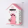 Muebles para el Hogar Estilo Pastoral Buzón de Guardería Buzón de Mensajes Buzón de Madera Buzón de Sugerencias Decoraciones de Casitas de Madera Pequeñas