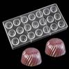 Molde de Chocolate de Plástico Duro PS Molde de Cubitos de Hielo Rosa Herramientas para Hornear Gelatina 3D Disponibles en Varios Estilos