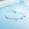 2022 Nuevo Modelo Pulsera de Corazón Brillante Simple y Creativa para Mujer Diamante Centelleante Diseño de Nicho Ins Pulsera Simple