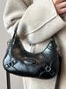 Bolso Pequeño con Textura Retro para Mujer 2025 Otoño Nuevo Bolso de Hombro Único Bolso Cruzado Cuadrado Pequeño de Moda y Estilo para el Trabajo