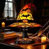 Luminária de Mesa Ornamento Chapéu de Bruxa de Halloween Transfronteiriço Artesanato em Resina