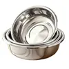 Bacia Extra-Grossa de Aço Inoxidável com Borda Larga, Bacia Grande Não Magnética de Alta Qualidade, Bacia Multiuso para Lavar Vegetais para Cantinas e Escolas