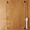 Quadro de avisos magnético, quadro de recados de acrílico, quadro de mensagens adesivo apagável para geladeira, planejador semanal de porta de ferro transparente para entrada