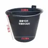 Cubo de Goma Resistente a Impactos de 10 Litros, Cubo para Mortero, Cubo Negro de Goma para Obra, Cubo de Agua, Cubo para Agua de Pozo