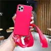 Para iphone16promax nueva funda para teléfono móvil 15 cuatro paquetes de silicona líquida 14 correa para el cuello 13 Apple 11 funda suave