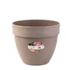 Maceta de Resina Imitación Cerámica Samit Simple Retro Maceta para Flores Hortensia Rosa Jardín de Balcón Maceta para Plantas Verdes Maceta Corta y Ancha