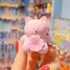 Novo Chaveiro de Flor de Desenho Animado Segurando Pequeno Animal para Mulheres, Fofo, Moda, Boneca de Resina Exquisita, Pingente para Chaveiro/Bolsa