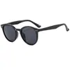 Gafas de Sol Retro Personalizadas con Montura Redonda, Simples y Elegantes, Hacen que la Cara Parezca Más Pequeña, Gafas de Protección UV para Fotografía Callejera al Aire Libre