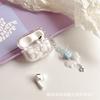 Conjunto de fones de ouvido com areia movediça de pato para AirPods 1ª/2ª geração diamante 3ª geração capa protetora rígida da Apple Apple Pro 2ª geração
