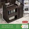 Mesa de Chá Pequena Móvel para Casa Mesa de Chá Madeira Maciça Carrinho de Chá Chaleira de Água Armário de Chá Integrado com Rodas Mesa Lateral de Chá Bandeja de Chá Kung Fu