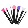 Pincel para Máscara Facial com Cabo de Madeira Pincel Macio de Silicone para Máscara Facial Aplicação de Máscara Facial Salão de Beleza Especial Fixação de Maquiagem