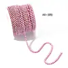 Cadena de Garra de Pedrería de Color para Electroforesis Cadena de Diamantes de Colores 2 mm Cadena de Garra Ab Color Intenso Pegatina para Funda de Teléfono Móvil DIY Accesorios de Joyería de Diamantes